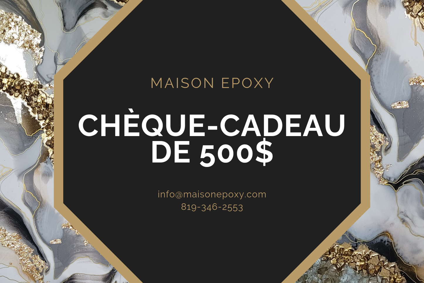 Carte-cadeau de 500$