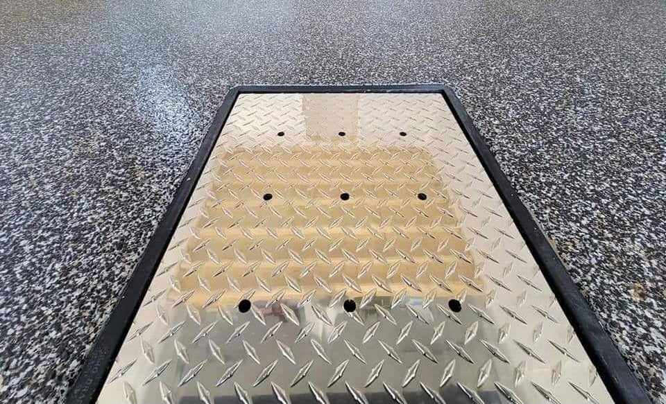 Plaque de drain en aluminium