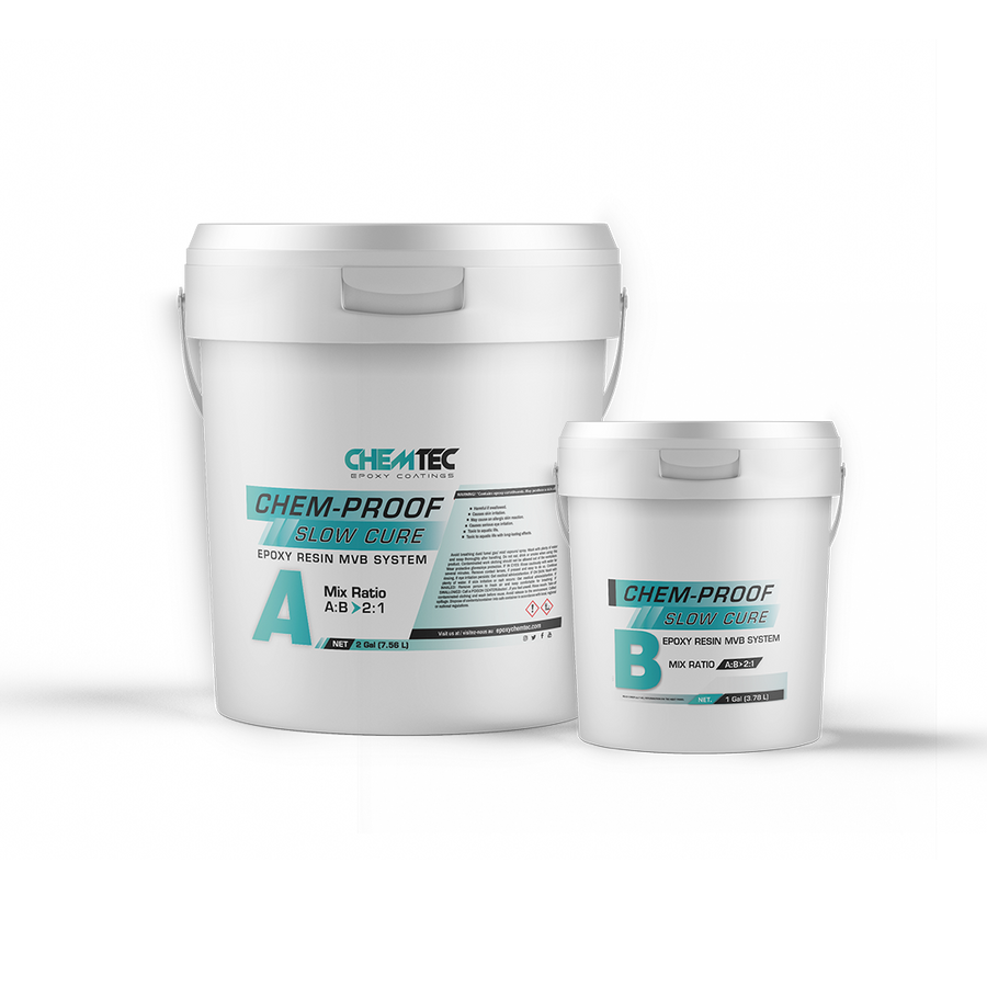 Epoxy Chem Proof Slow Cure (MVB) 3 Gallons