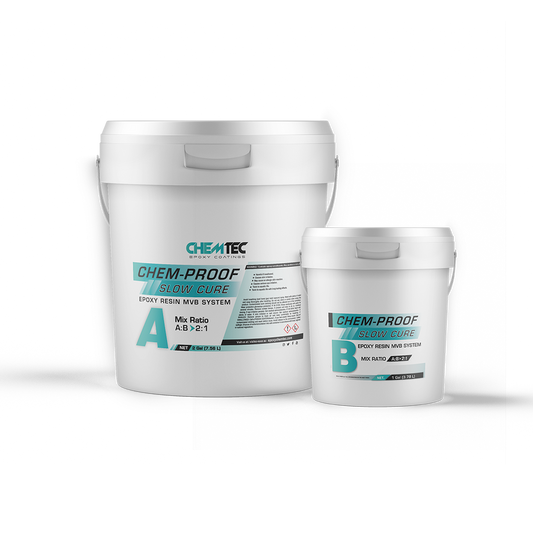 Epoxy Chem Proof Slow Cure (MVB) 3 Gallons