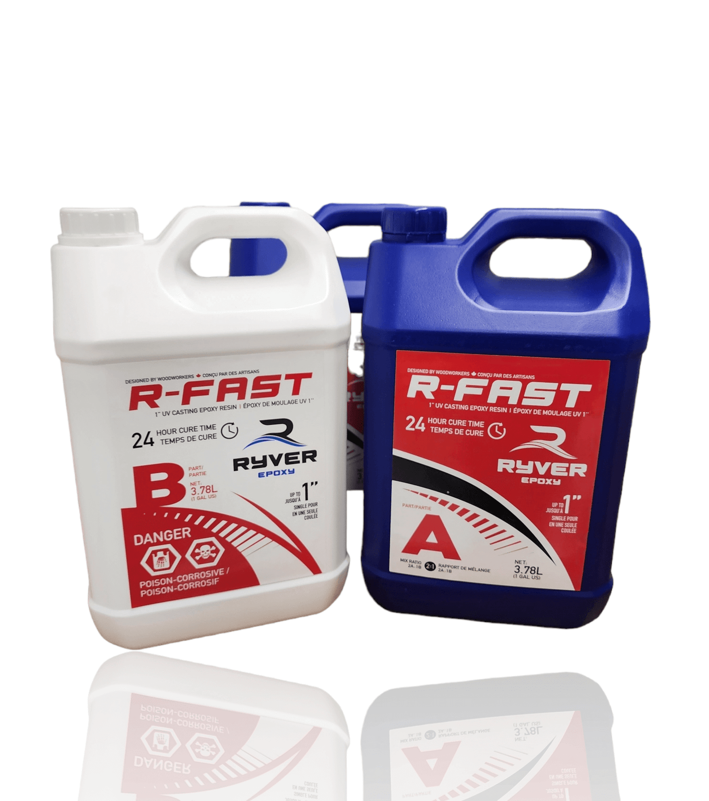 R-Fast epoxy à casting 3 Gallons (fabrication de plateaux/bijoux)