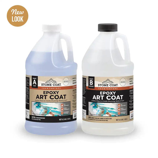 Stone Coat Epoxy Art coat 2 Gallons (40p2)