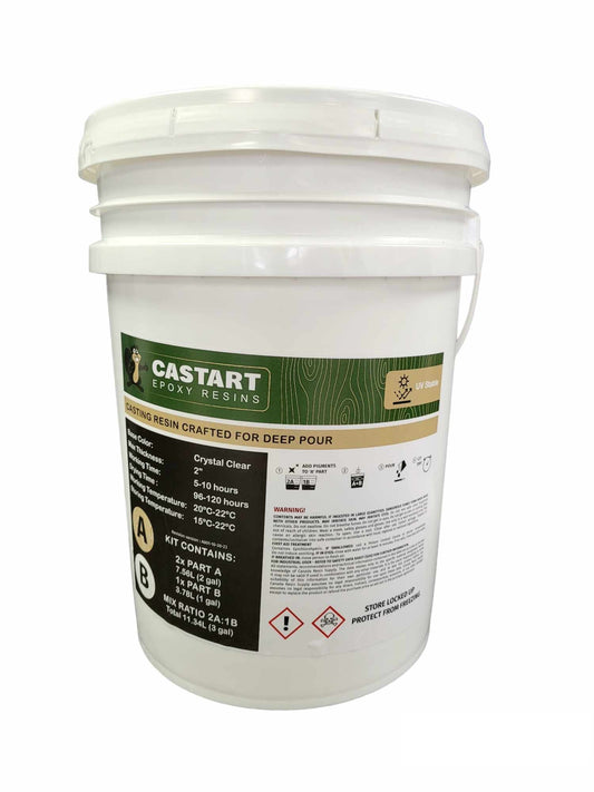 Castart epoxy resins 3 Gallons (pour casting)