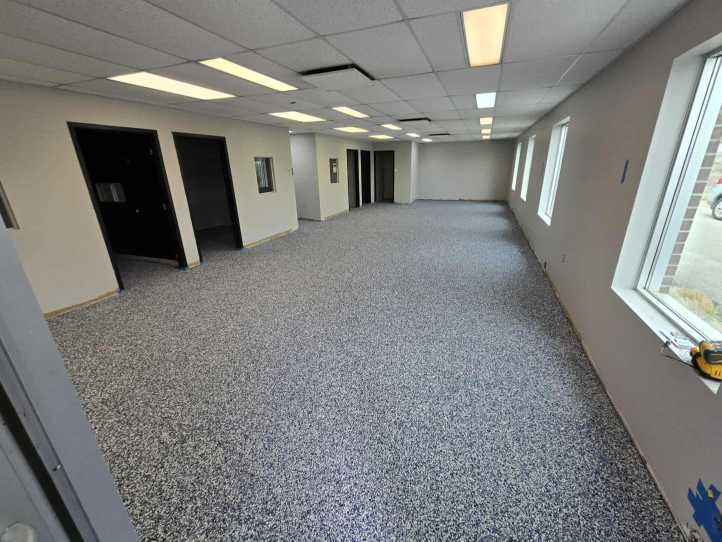 Formation de plancher ; Flakes/Terrazzo