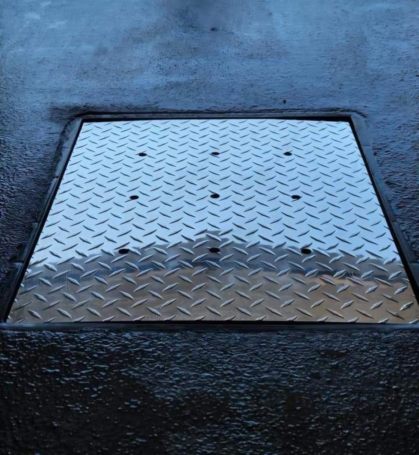 Plaque de drain en aluminium